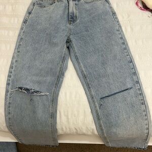 Princess Polly Light Blue Boyfriend Jeans